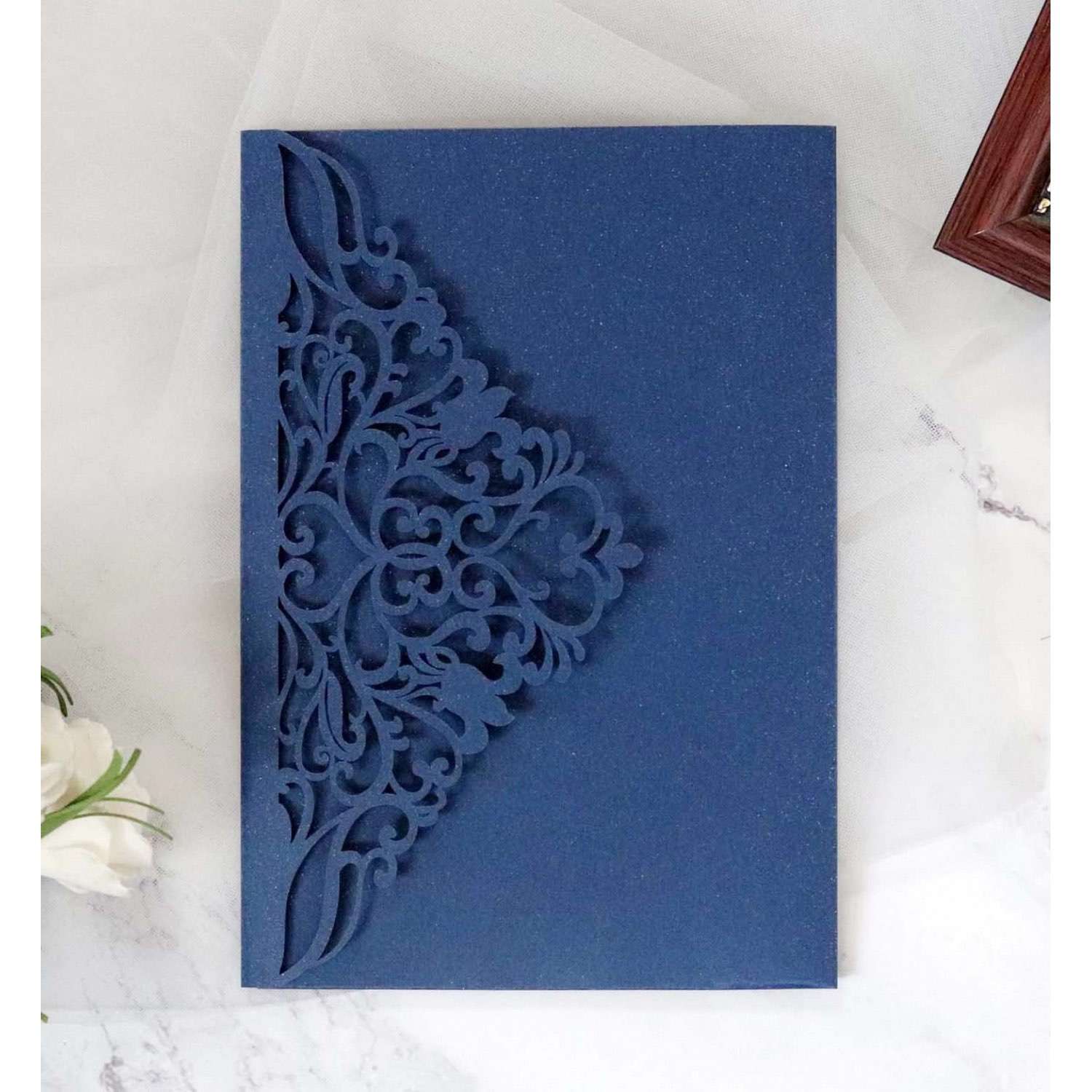 Elegant Wedding Invitations Laser Holiday Greeting Card Business Invitation Customization